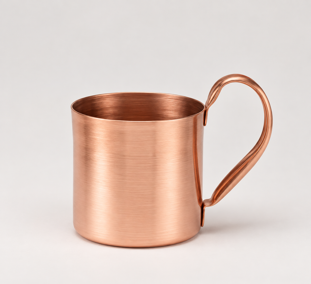 Plain solid copper 10 oz mug, SKU 505, made by Payne Manufacturing